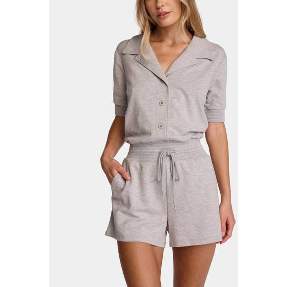 NEW SUNDAYS coras romper in fog heather grey